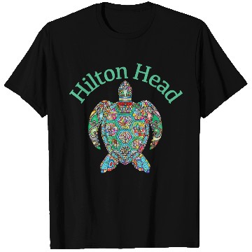 Discover Hilton Head T Shirts Tribal Turtle Gift T Shirts