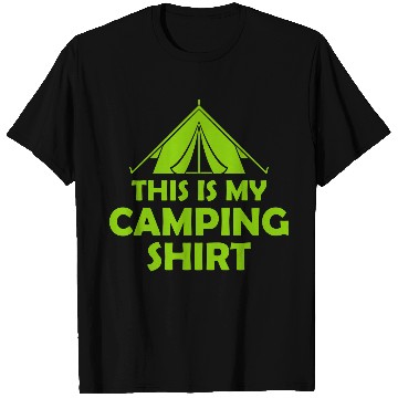 Discover Wilderness camping tent T Shirts