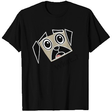 Discover Surprised pug T Shirts