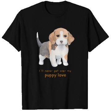 Discover I'll Never Get over my Puppy Love. Adorable Beagle T Shirts