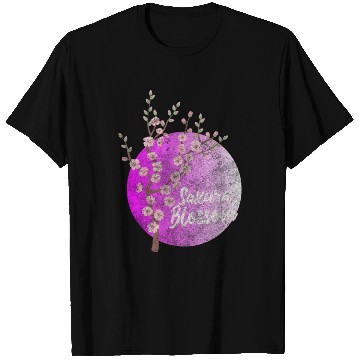 Discover Japan Sakura Blossom Colorful T Shirts