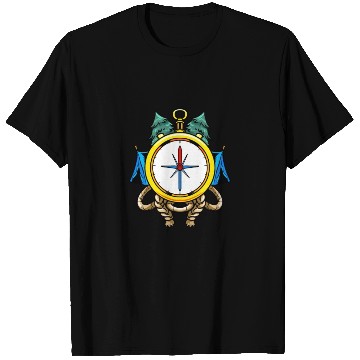 Discover Compass Camp Campsite Camper Camping T Shirts