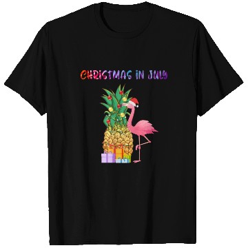 Discover Christmas In July Pineapple Xmas Tree Lights T Shirts
