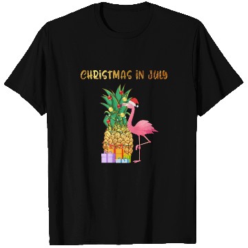 Discover Christmas In July Pineapple Xmas Tree Lights T Shirts
