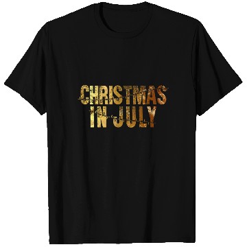 Discover Christmas In July Xmas Tree Lights Santa Beach T Shirts