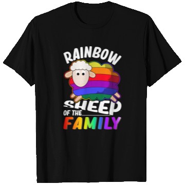 Discover Rainbow Sheep Lesbian Gay Pride T Shirts