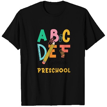 Discover Kids Back to School Alphabet Genius Preschool T Shirts