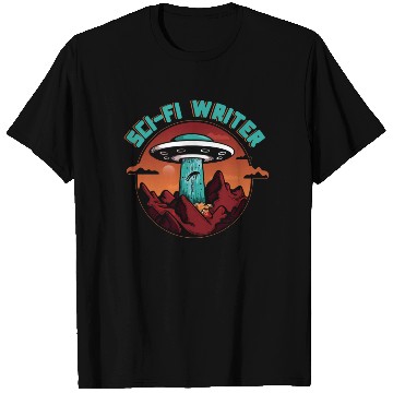 Discover Sci Fi Writer Alien Science Fiction Author T Shirts