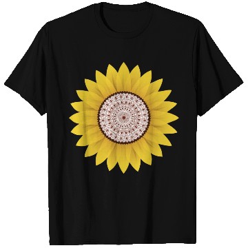 Discover Golden Sunflower Mandala T Shirts