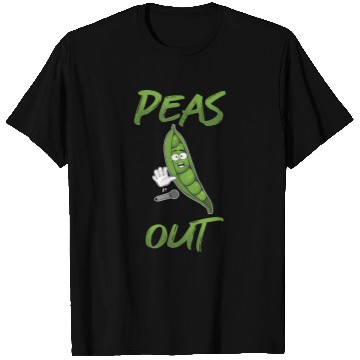 Discover Peas out microphone drop T Shirts