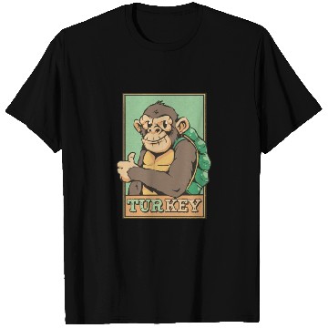 Discover TURKEY = TURTLE + MONKEY FUNNY ANIMALS T Shirts