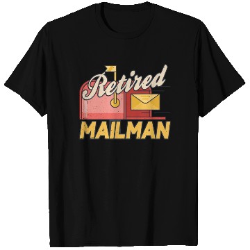 Discover Retired Mailman Postal Worker Courier Postman T Shirts