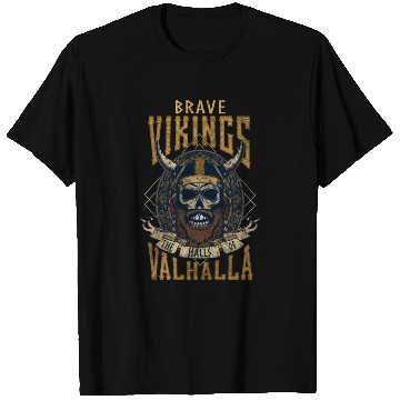 Discover Vikings Warrior Nordic Mythology Fighter T Shirts