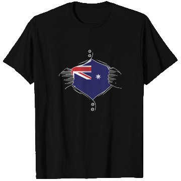 Discover australia flag proud T Shirts