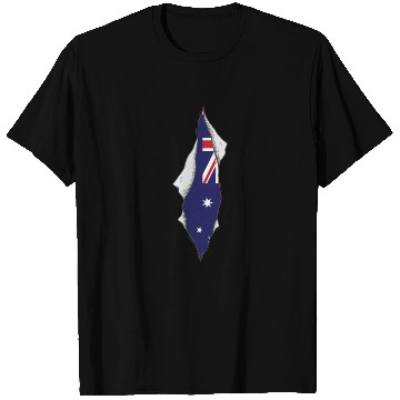 Discover australian flag proud australia T Shirts