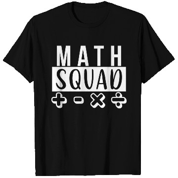 Discover Math Squad Math Teacher School Mathematic T Shirts