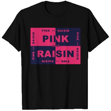 Discover Pink and Raisin Design T Shirts