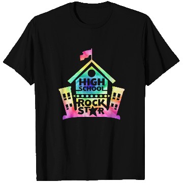 Discover High School Rock Star Back to School T Shirts