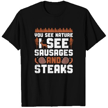 Discover Buck Deer Hunting Hunter Bbq T Shirts