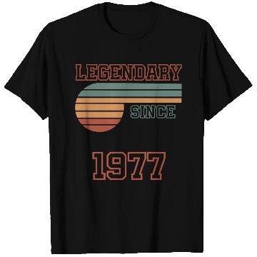 Discover 45th Birthday legendary since 1977 T Shirts