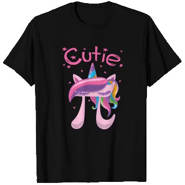 Discover Cutie Pi Day Unicorn Girls T Shirts