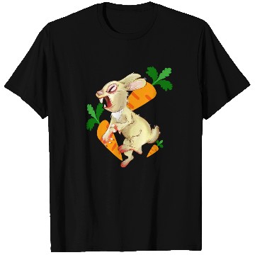 Discover Crazy rabbit running for carrot T Shirts