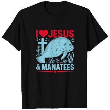Discover I Love Jesus and Manatees - Sea Cows Lover T Shirts