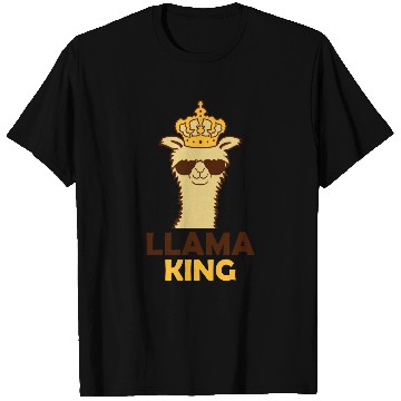 Discover Llama King boss cool T Shirts
