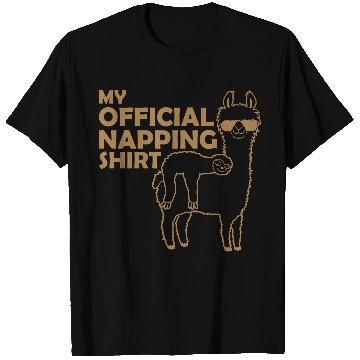 Discover sloth llama napping T Shirts