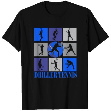 Discover Driller Tennis Male Players T Shirts