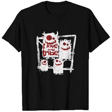 Discover I Love My Tribe Funny Monster Family Reunion T Shirts