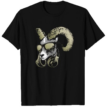 Discover DJ Goat Bling Cool and Funny Music Animal with T Shirts
