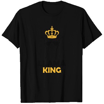 Discover Llama King funny boss T Shirts