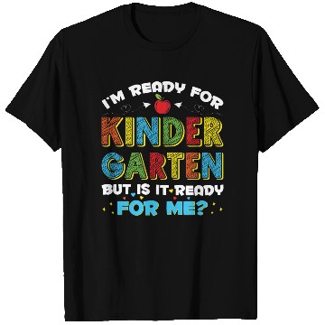 Discover I'm Ready for Kindergarten Funny First Day School T Shirts