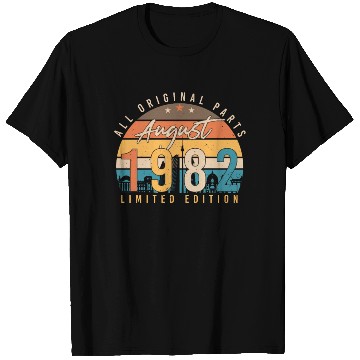 Discover 40th Birthday August 1982 T Shirts