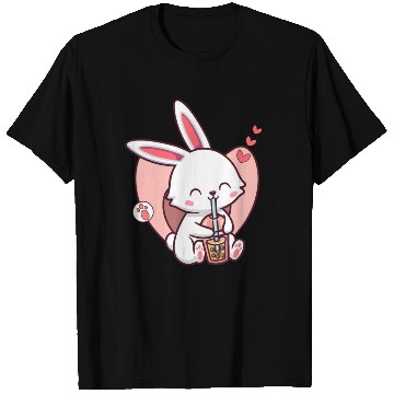 Discover Kawaii Dog Loves T Shirts Boba Tea Bubble Tea Anime