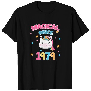 Discover 43th Birthday Magic since 1979 Unicorn T Shirts