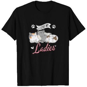 Discover I Love My Ladies Cat Owner Cute Cat Mom Love Cats T Shirts