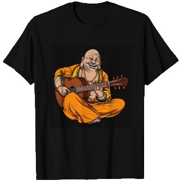 Discover Buddha Playing Guitar T Shirts