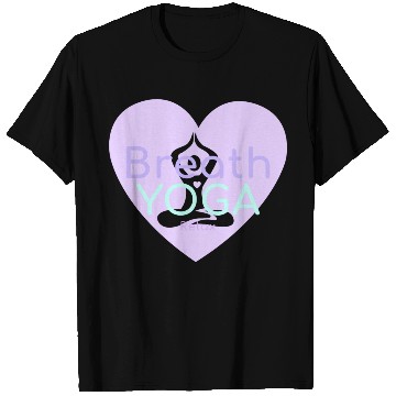 Discover Breath Yoga Relax | Yogi T Shirts with heart Namaste