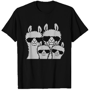 Discover Llama family parents child T Shirts