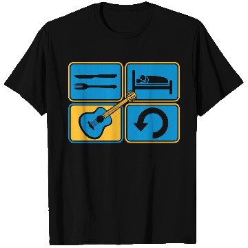 Discover guitar play daily repeat T Shirts