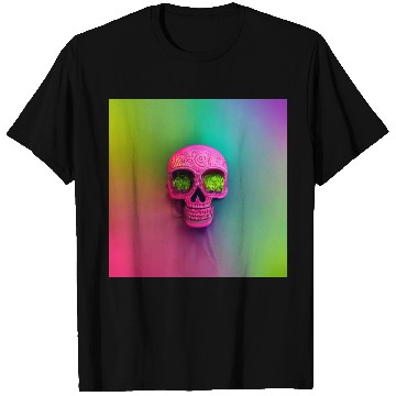 Discover budsack neon neon mexican holiday skull day T Shirts