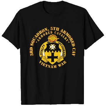 Discover Army 3rd Squadron 5th Armored Cav Vietnam War T Shirts