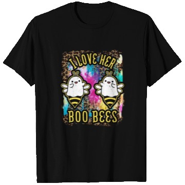 Discover Halloween I love her Boo Bees Tie Dye T Shirts