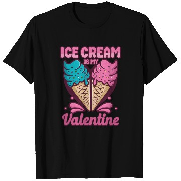 Discover Ice Cream Valentines Day Cone T Shirts