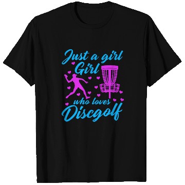 Discover Girl Who Loves Disc Golf Vintage Ultimate Frisbee T Shirts