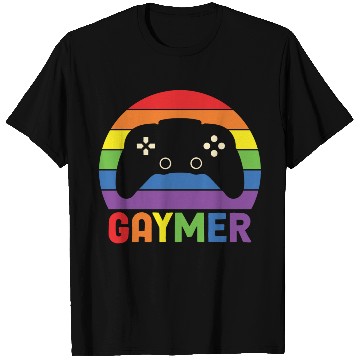 Discover LBGT Flag Gay Pride Human Gaymer Gamer T Shirts