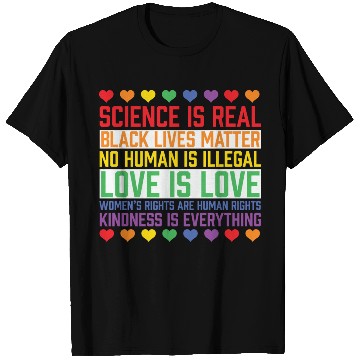 Discover LBGT Flag Gay Pride Human Science is Real T Shirts