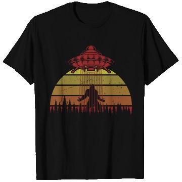 Discover Bigfoot UFO Alien Forest Fantasy T Shirts